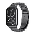 Bracelet maille acier pour Mi Band 10 9 8 Pro – Couleur Black 3