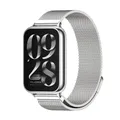 Bracelet maille acier pour Mi Band 10 9 8 Pro – Couleur Silver 2