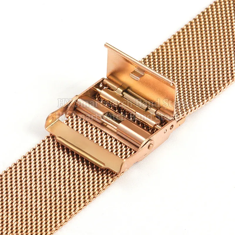 Bracelet maille milanaise 10 à 24 mm universel