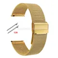 Bracelet maille milanaise 10 à 24 mm universel – Couleur du bracelet Gold