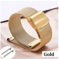 Bracelet maille milanaise 12 à 24 mm – Couleur du bracelet Gold