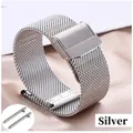 Bracelet maille milanaise 12 à 24 mm – Couleur du bracelet Silver