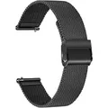 Bracelet maille milanaise 14 à 22 mm – Couleur du bracelet Black