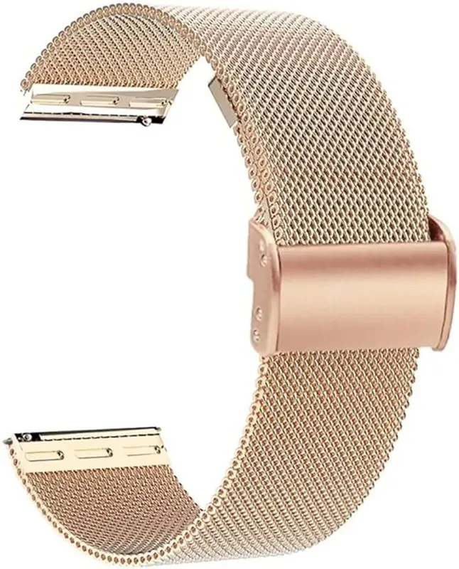 Bracelet maille milanaise 22 mm boucle magnétique