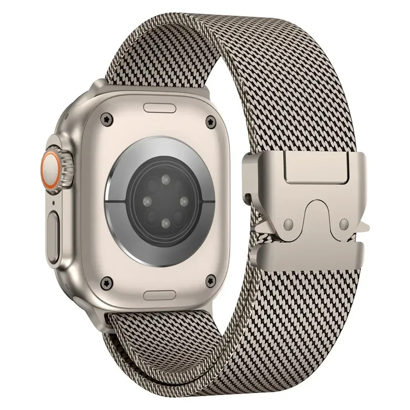 Bracelet maille milanaise 38 à 49 mm pour Apple Watch