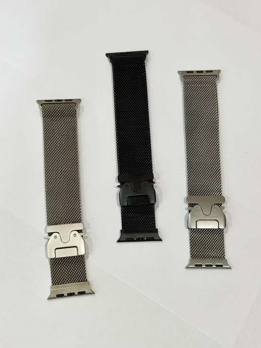 Bracelet maille milanaise 38 à 49 mm pour Apple Watch