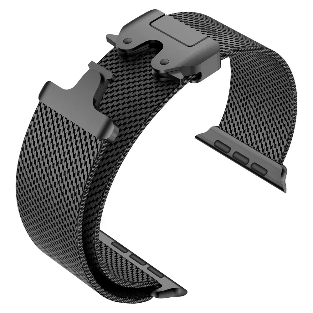 Bracelet maille milanaise 38 à 49 mm pour Apple Watch
