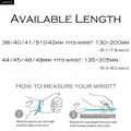 Bracelet maillons inox luxe 46 à 49 mm – 4