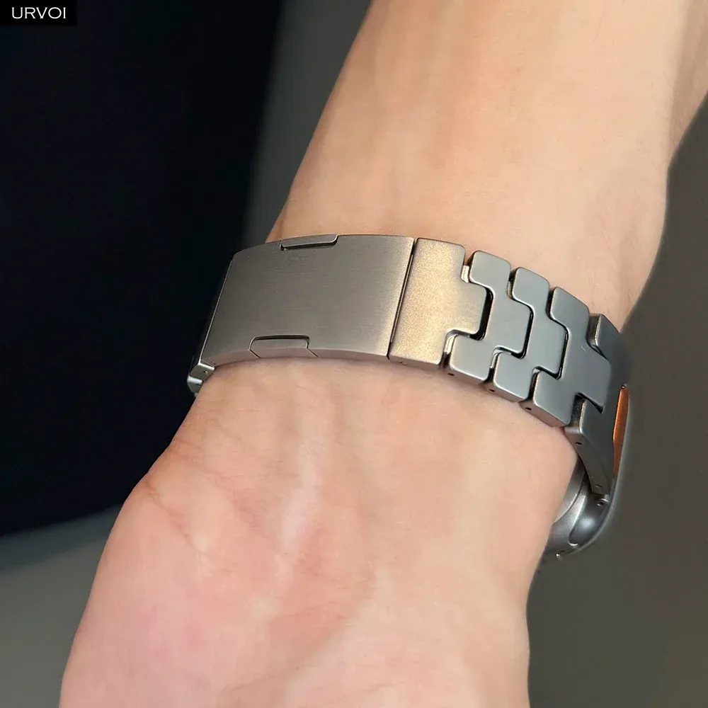 Bracelet maillons inox luxe 46 à 49 mm