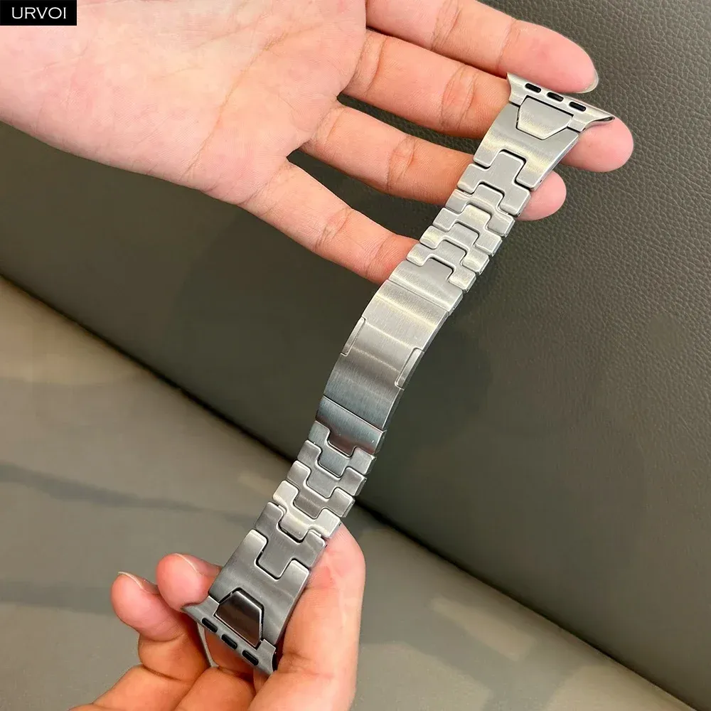 Bracelet maillons inox luxe 46 à 49 mm