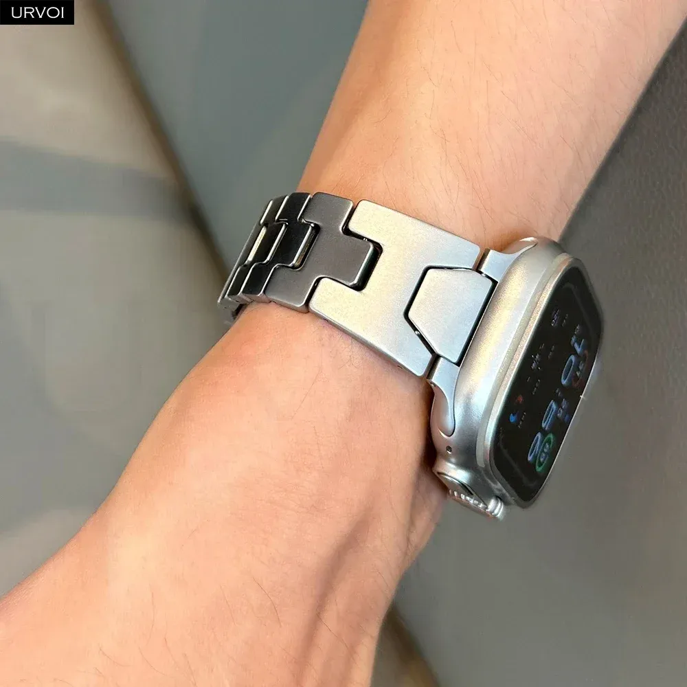 Bracelet maillons inox luxe 46 à 49 mm