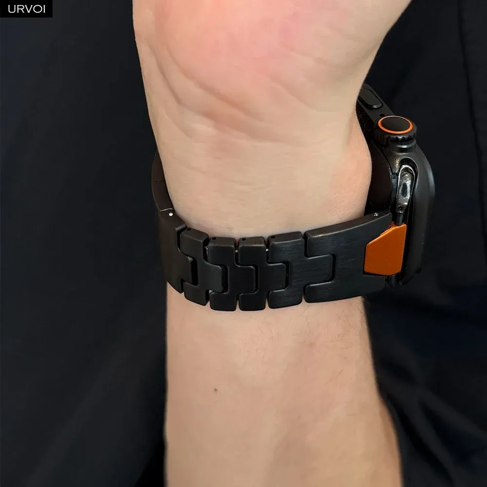 Bracelet maillons inox luxe 46 à 49 mm