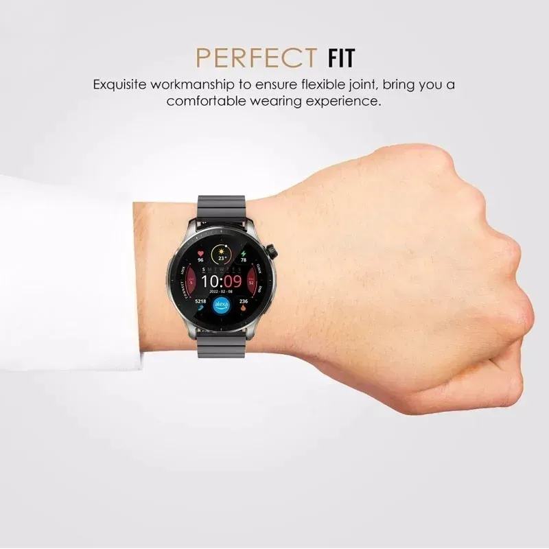Bracelet métal 20 à 22 mm pour Samsung et Amazfit