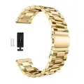 Bracelet métal 20 à 22 mm pour Samsung et Amazfit – Couleur du bracelet gold