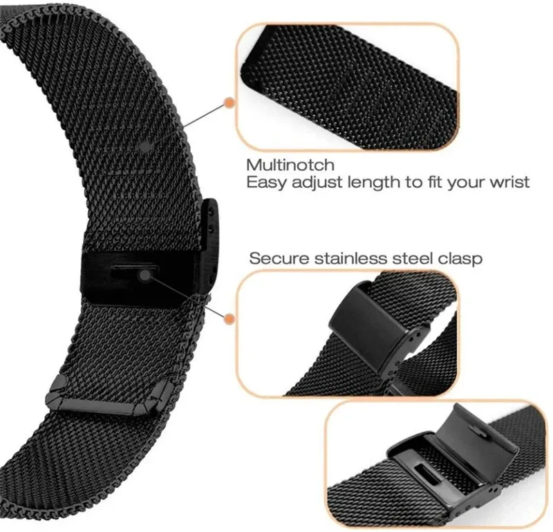 Bracelet métal 22 mm pour Xiaomi Watch 2 Pro et Mi Watch