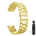 Bracelet métal 22 mm pour Xiaomi Watch 2 Pro et Mi Watch – Couleur du bracelet Gold