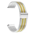 Bracelet métal 22 mm pour Xiaomi Watch 2 Pro et Mi Watch – Couleur du bracelet silver-gold