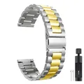 Bracelet métal 22 mm pour Xiaomi Watch 2 Pro et Mi Watch – Couleur du bracelet Silver gold