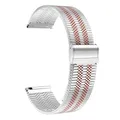 Bracelet métal 22 mm pour Xiaomi Watch 2 Pro et Mi Watch – Couleur du bracelet silver-rose gold