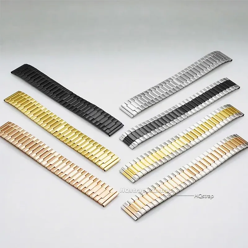 Bracelet métal 3 perles 22 mm pour Huawei Rolex