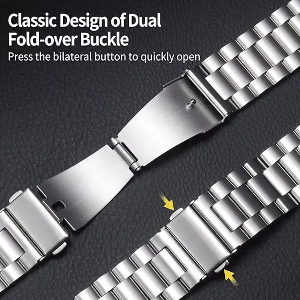 Bracelet métal acier inoxydable 46 mm pour Huawei GT4