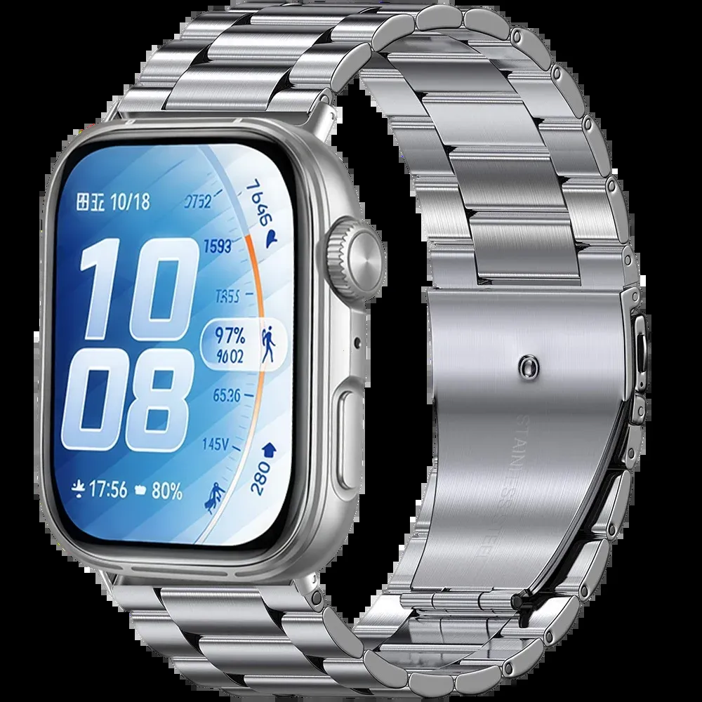 Bracelet métal acier inoxydable pour Huawei Watch Fit