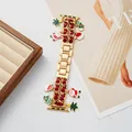 Bracelet métal doré pour Apple Watch 38 à 49 mm – 2