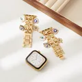 Bracelet métal doré pour Apple Watch 38 à 49 mm – 3