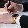 Bracelet métal doré pour Apple Watch 38 à 49 mm – 4