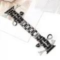 Bracelet métal doré pour Apple Watch 38 à 49 mm – Couleur du bracelet Black