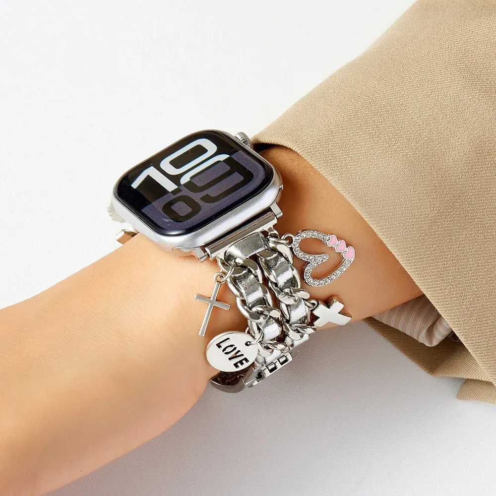 Bracelet métal doré pour Apple Watch 38 à 49 mm