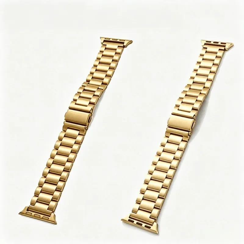 Bracelet métal doré pour Apple Watch 38 à 49 mm