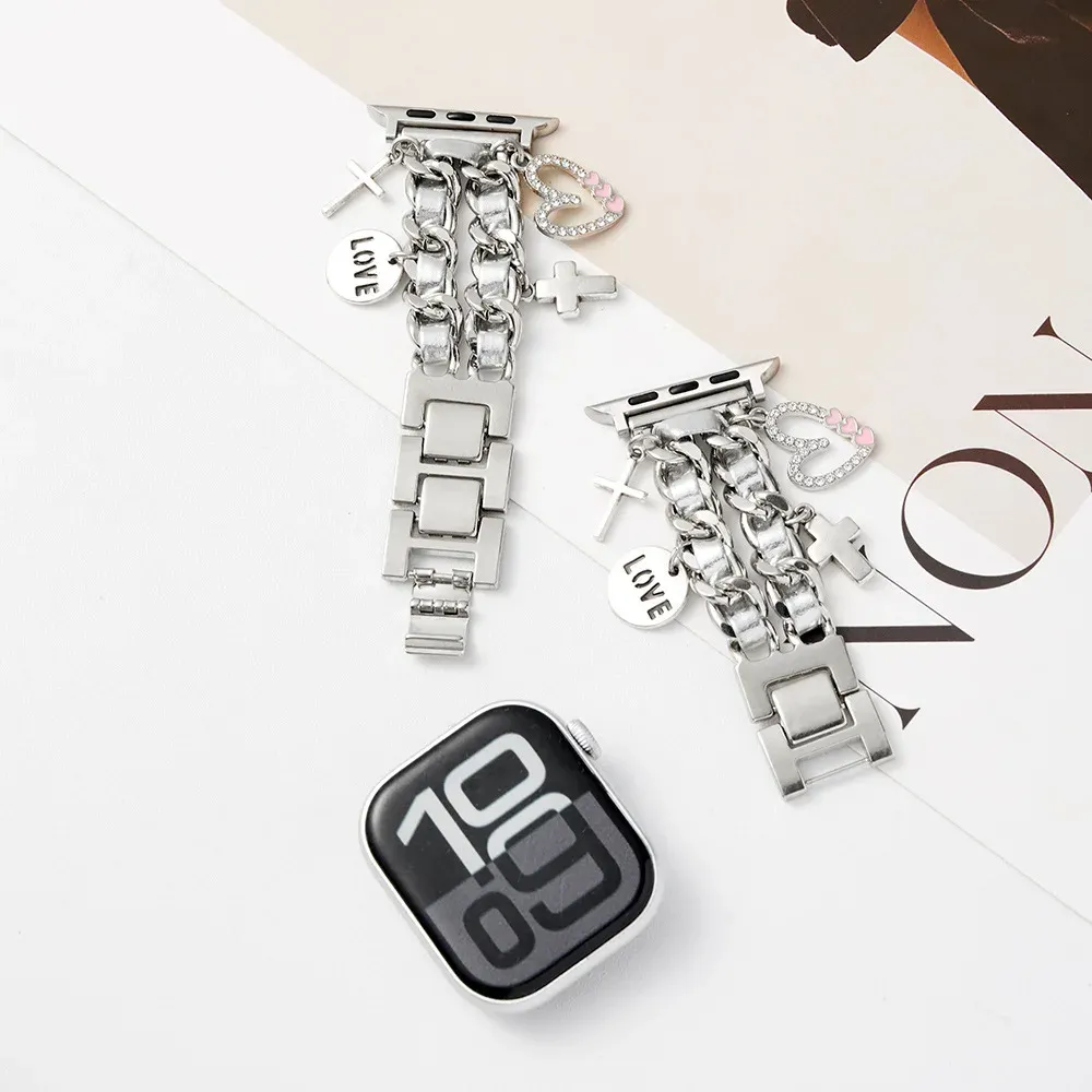 Bracelet métal doré pour Apple Watch 38 à 49 mm