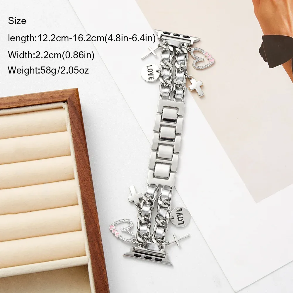 Bracelet métal doré pour Apple Watch 38 à 49 mm
