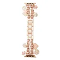 Bracelet métal doré pour Apple Watch 38 à 49 mm – Couleur du bracelet Rose Pink
