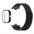 Bracelet métal et coque pour Redmi Watch 4 – Couleur du bracelet Black-Black