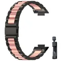 Bracelet métal luxe pour Redmi Watch et Mi Band Pro – Couleur du bracelet BlackP-Tool