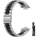 Bracelet métal luxe pour Redmi Watch et Mi Band Pro – Couleur du bracelet SilverB-Tool
