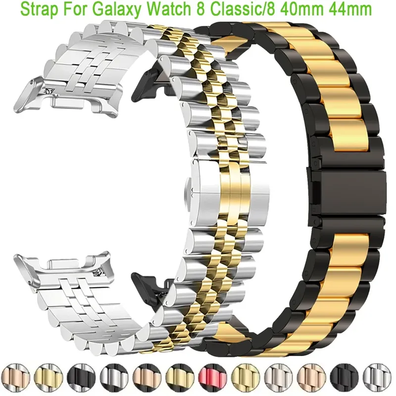 Bracelet métal luxe pour Samsung Galaxy Watch 8 40 à 46 mm