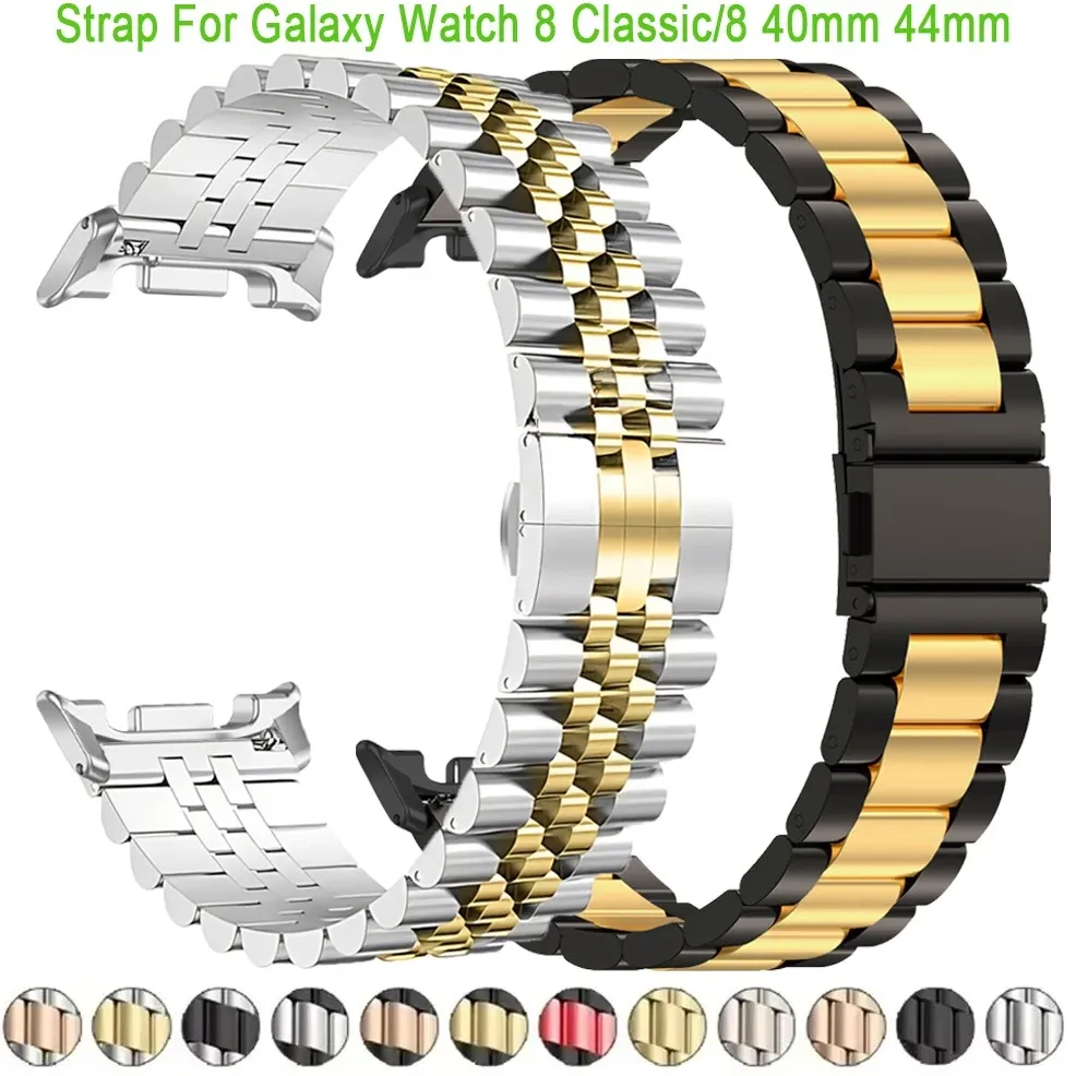 Bracelet métal luxe pour Samsung Galaxy Watch 8 40 à 46 mm