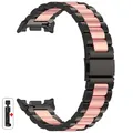 Bracelet métal luxe pour Samsung Galaxy Watch 8 40 à 46 mm – Couleur du bracelet SZSX-Black Pink