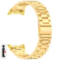Bracelet métal luxe pour Samsung Galaxy Watch 8 40 à 46 mm – Couleur du bracelet SZSX-Gold