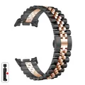 Bracelet métal luxe pour Samsung Galaxy Watch 8 40 à 46 mm – Couleur du bracelet WN-Black RG