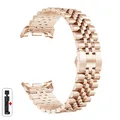 Bracelet métal luxe pour Samsung Galaxy Watch 8 40 à 46 mm – Couleur du bracelet WN-Rose Gold