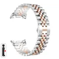 Bracelet métal luxe pour Samsung Galaxy Watch 8 40 à 46 mm – Couleur du bracelet WN-Silver RG