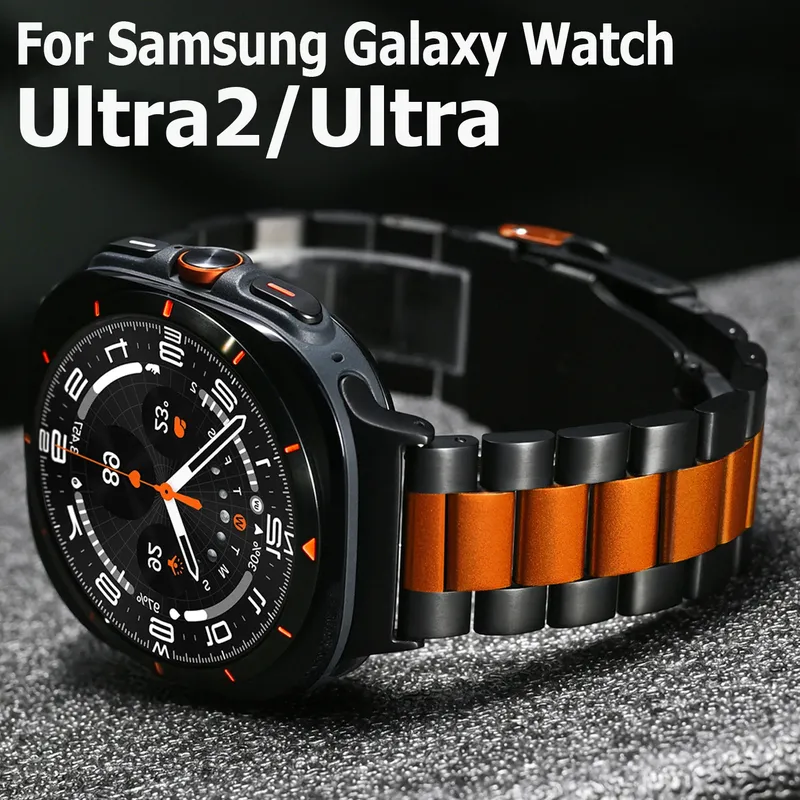 Bracelet métal luxe pour Samsung Galaxy Watch Ultra 47 mm