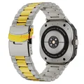 Bracelet métal luxe pour Samsung Galaxy Watch Ultra 47 mm – Couleur du bracelet S-Titanium Gold