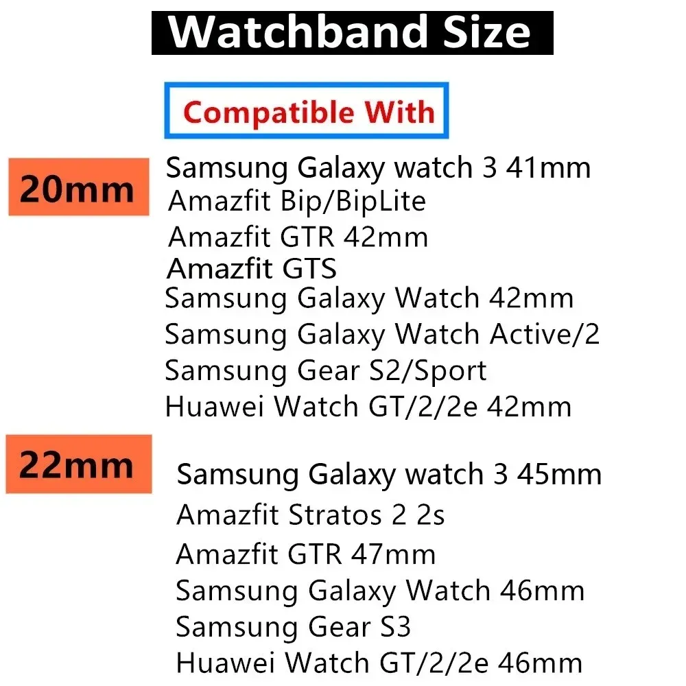 Bracelet métal magnétique 20 à 22 mm pour Amazfit