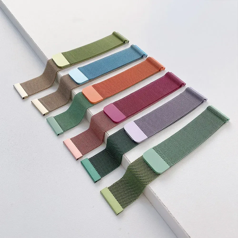 Bracelet métal magnétique 20 à 22 mm pour Amazfit