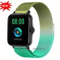 Bracelet métal magnétique 20 à 22 mm pour Amazfit – Couleur du bracelet Gla Spearmint 27